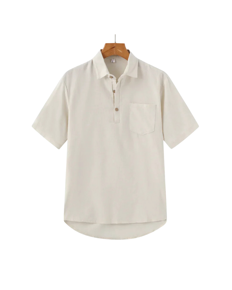 OLD MONEY RIVIERA POLO - 100% LEINEN