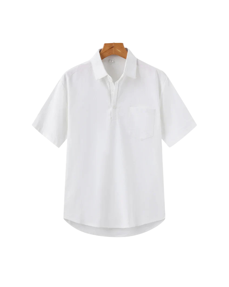 OLD MONEY RIVIERA POLO - 100% LEINEN