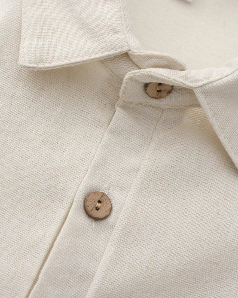 OLD MONEY RIVIERA POLO - 100% LEINEN