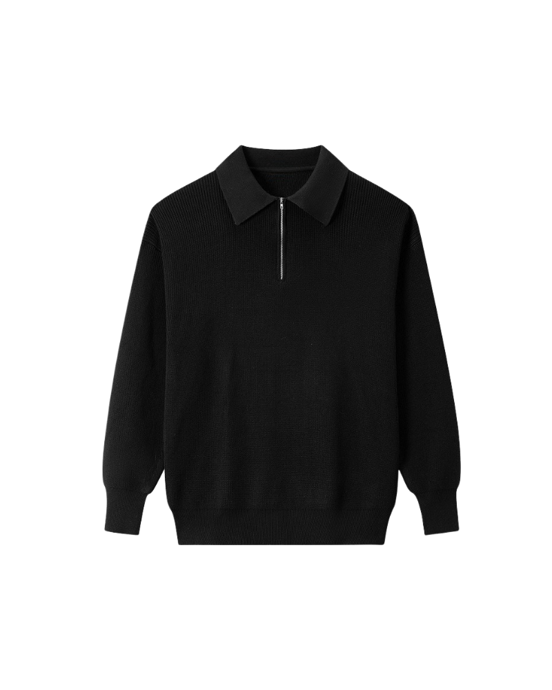 OLD MONEY QUARTER-ZIP SWEATER