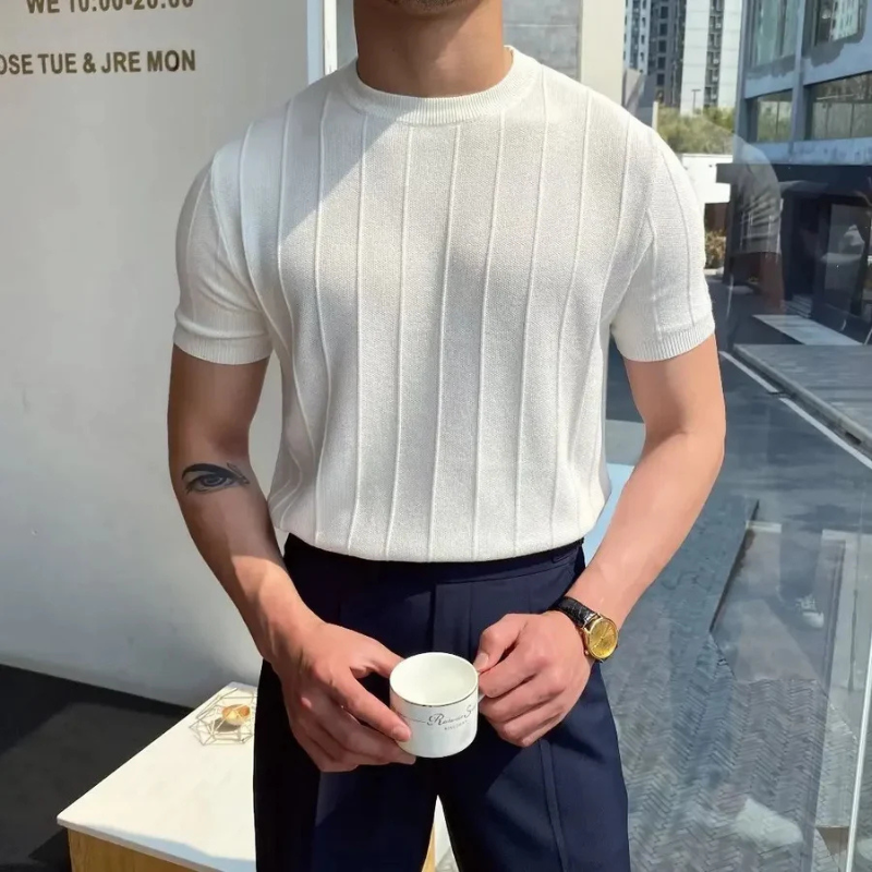 OLD MONEY RIBBED T-SHIRT