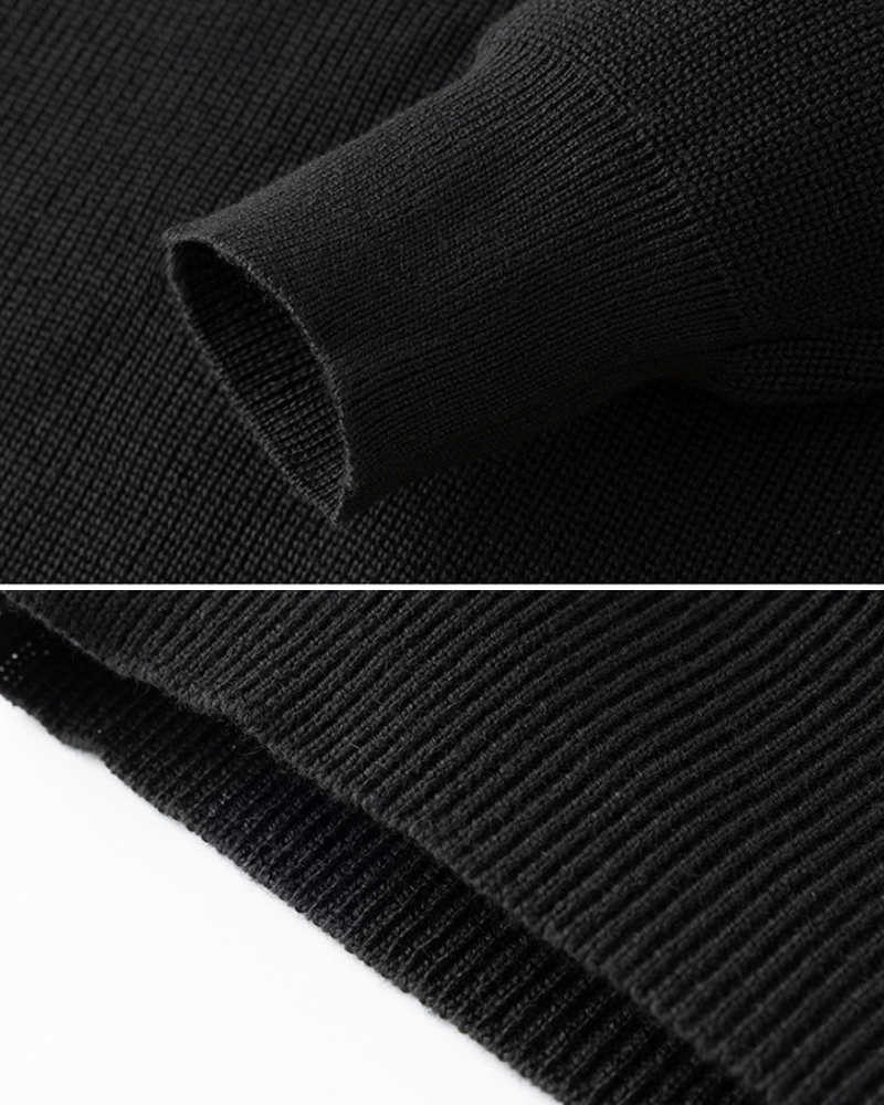 OLD MONEY QUARTER-ZIP SWEATER