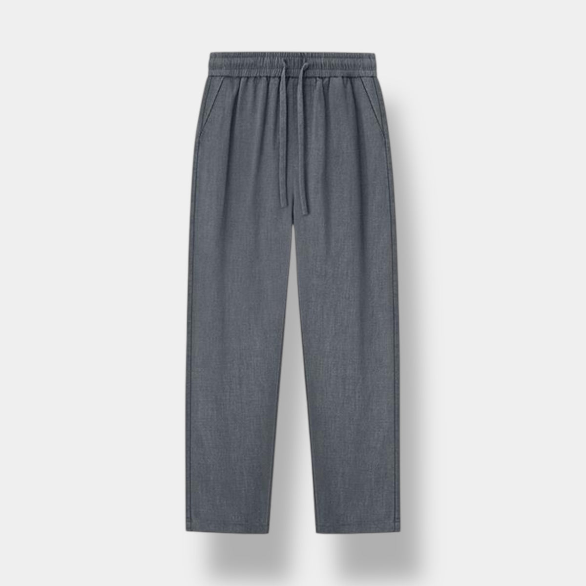 OLD MONEY Pantalón de lino de corte relajado