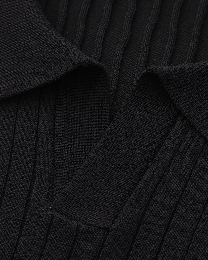 OLD MONEY POLO MIT STRICKKRAGEN