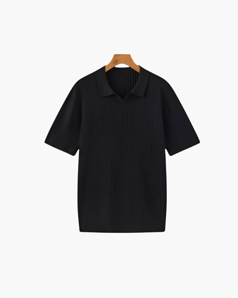 OLD MONEY KNIT COLLAR POLO