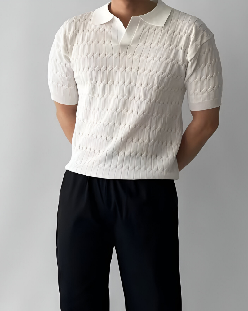 OLD MONEY TEXTURED POLO