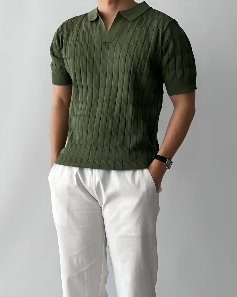 OLD MONEY TEXTURED POLO