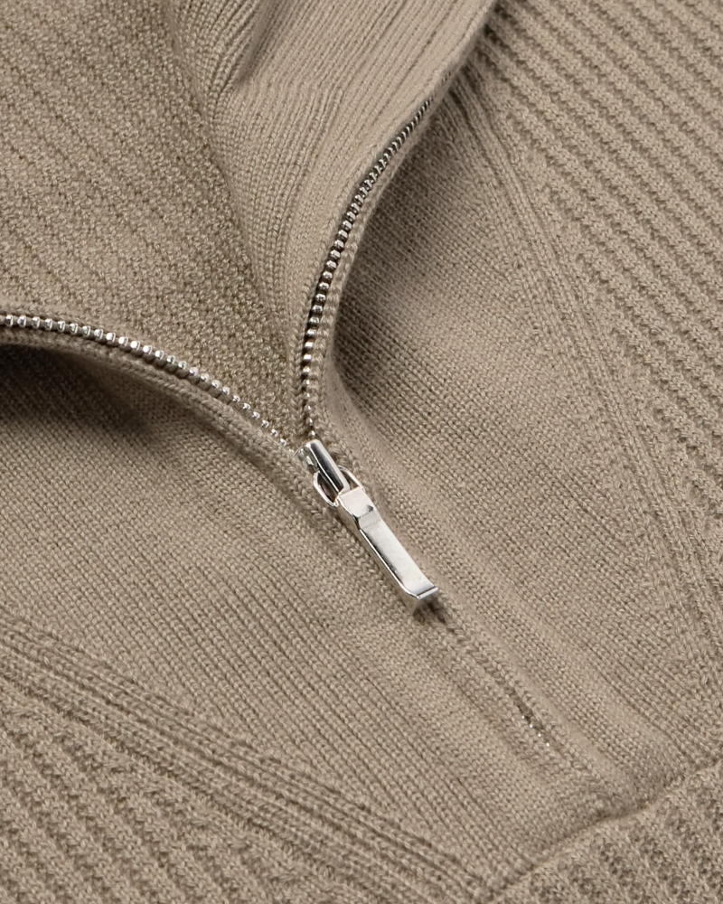 OLD MONEY MAGLIONE A MEZZO ZIP