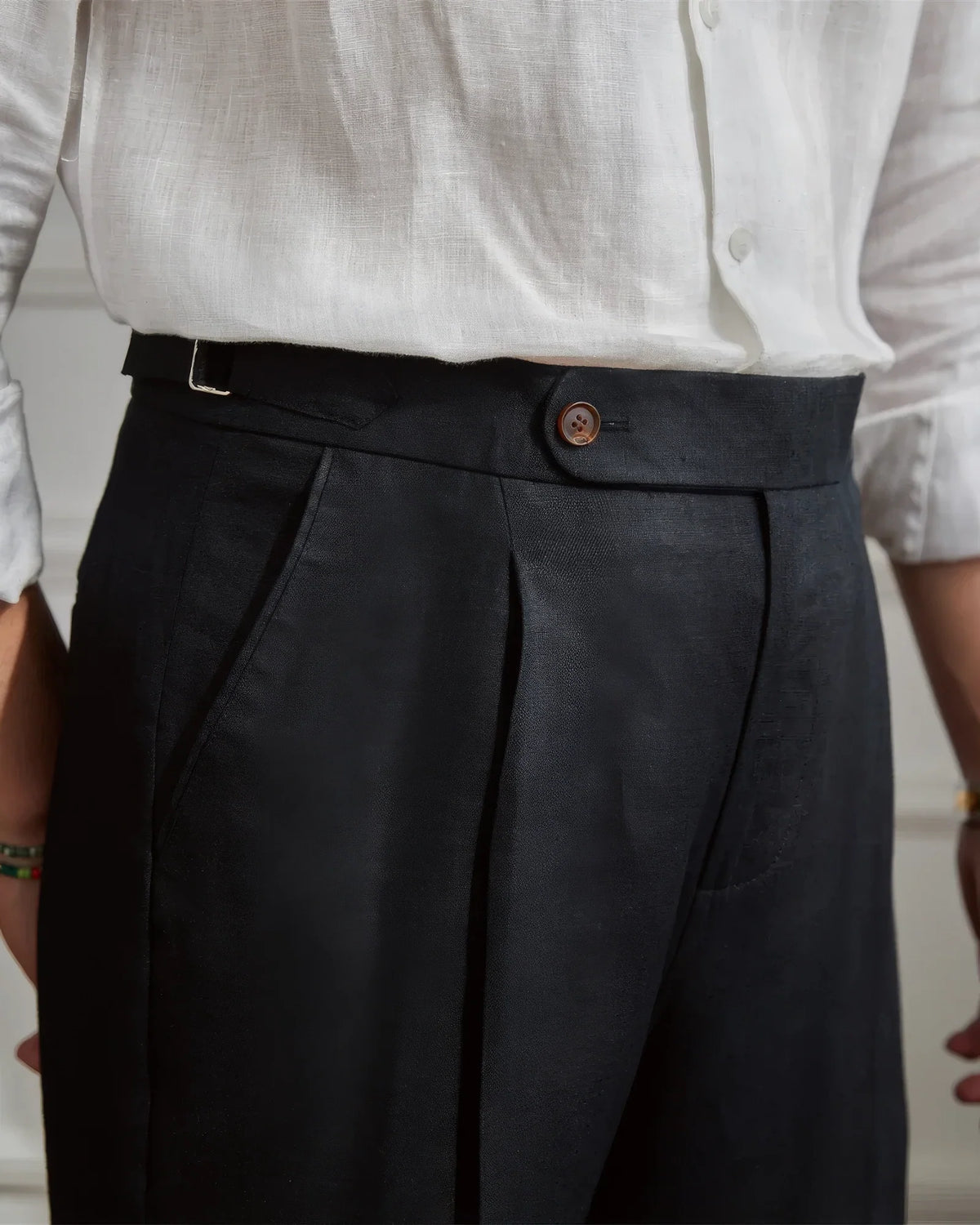 OLD MONEY PLEATED PANT - 100% LINEN