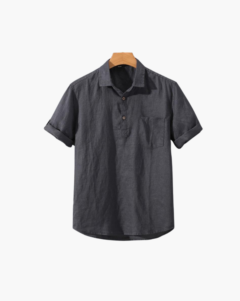 OLD MONEY RIVIERA POLO - 100% LINEN