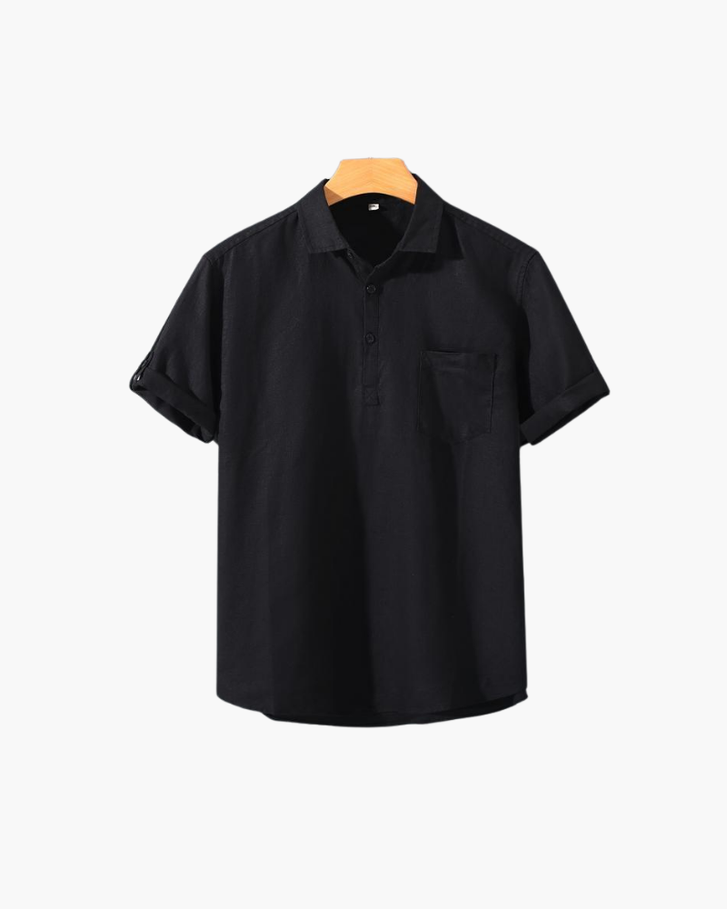OLD MONEY RIVIERA POLO - 100% LINEN