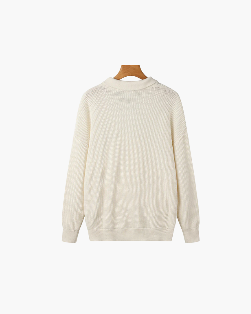 OLD MONEY ZIPPED SWEATER