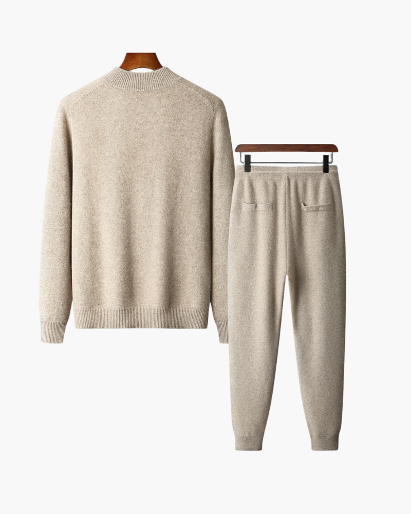 OLD MONEY MERINO WOOL ZIP SET