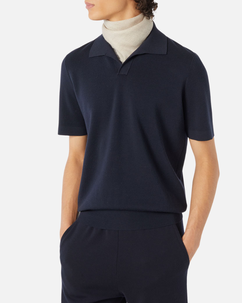 OLD MONEY V-KRAGEN POLO