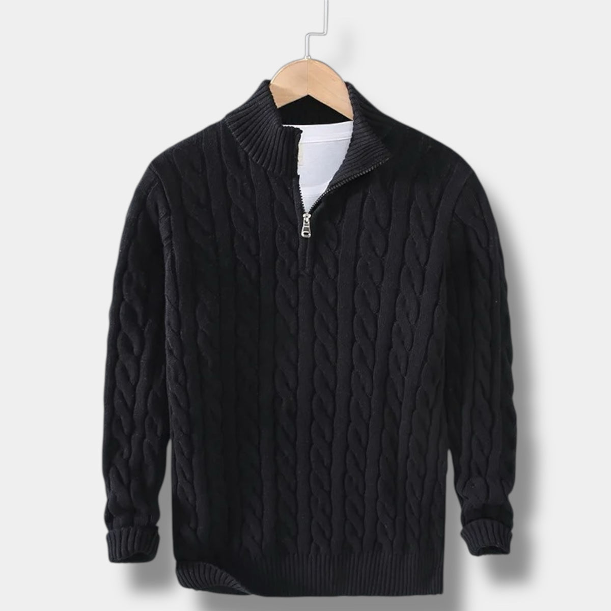 OLD MONEY Maglione a collo alto in jacquard