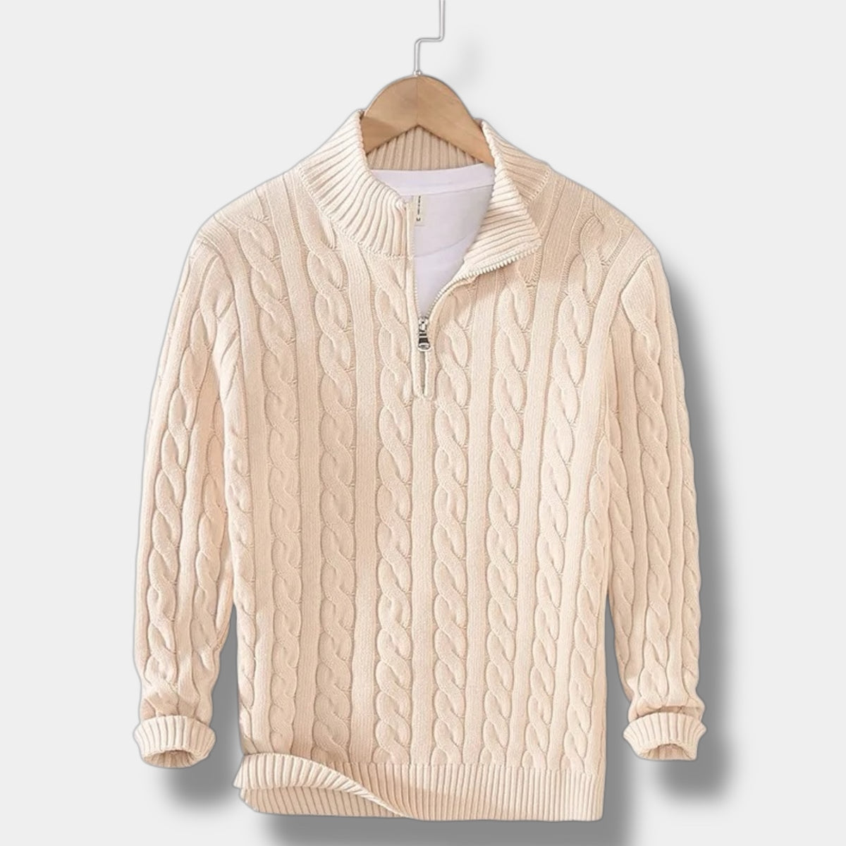 OLD MONEY Maglione a collo alto in jacquard