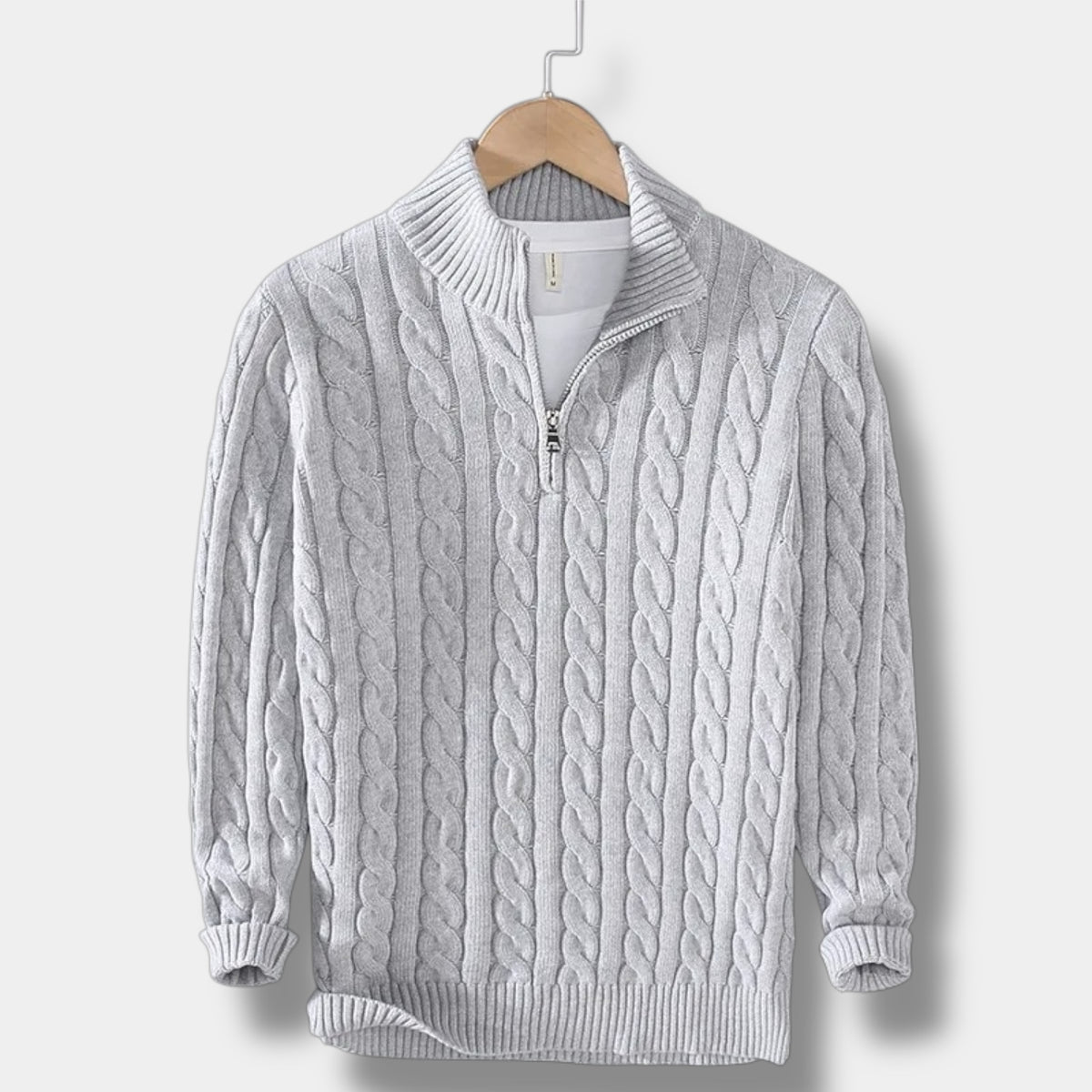OLD MONEY Maglione a collo alto in jacquard