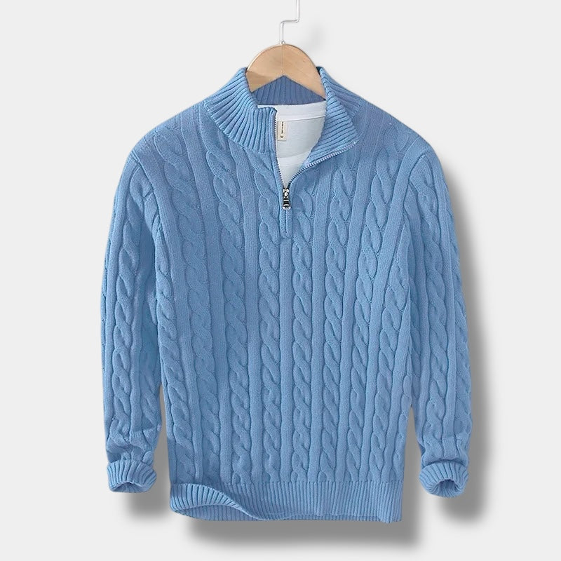 OLD MONEY Maglione a collo alto in jacquard