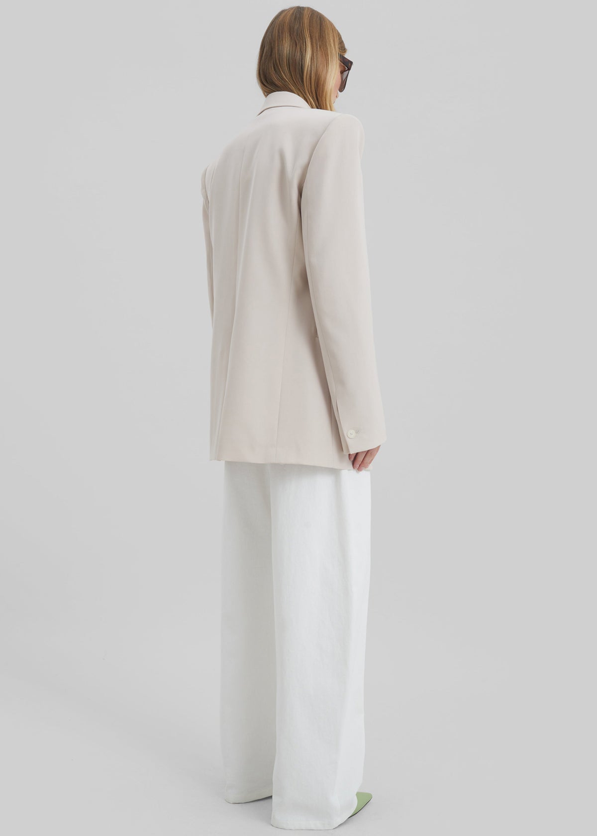 Monterey Structured Blazer - Faded Pink