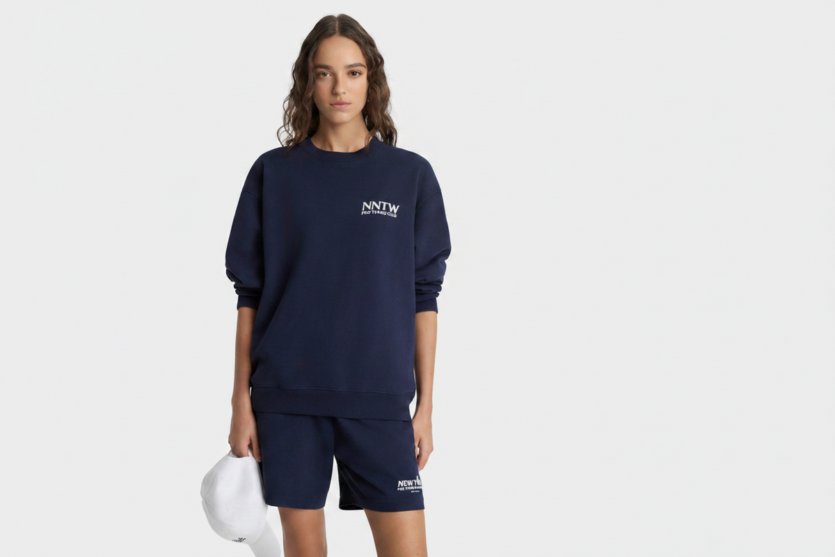 Westwood Club Sweatshirt - Navy/White
